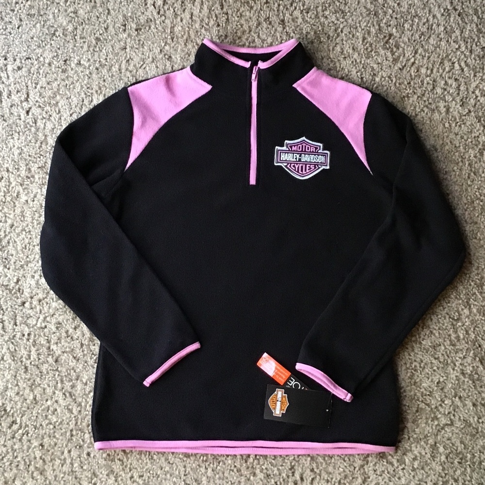 Authentic Harley Davidson Girls Fleece NWT